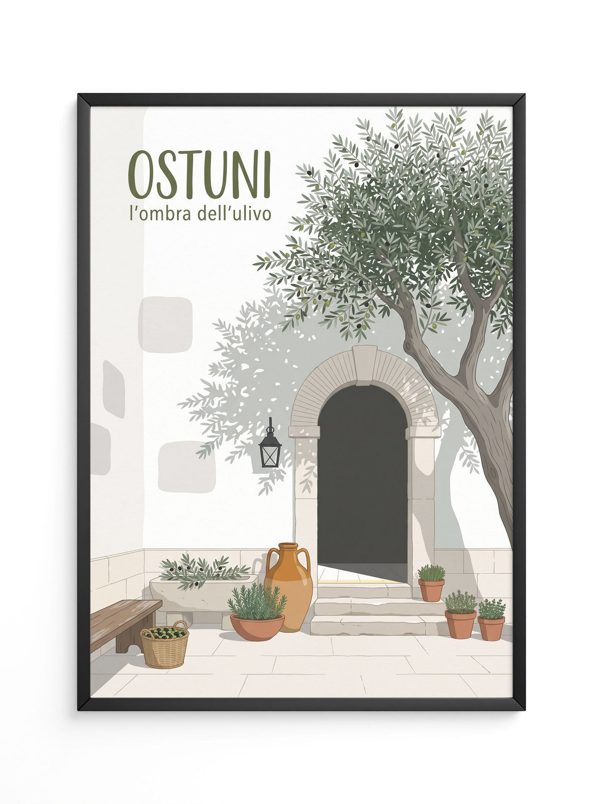 Ostuni Olivenbaum Architektur