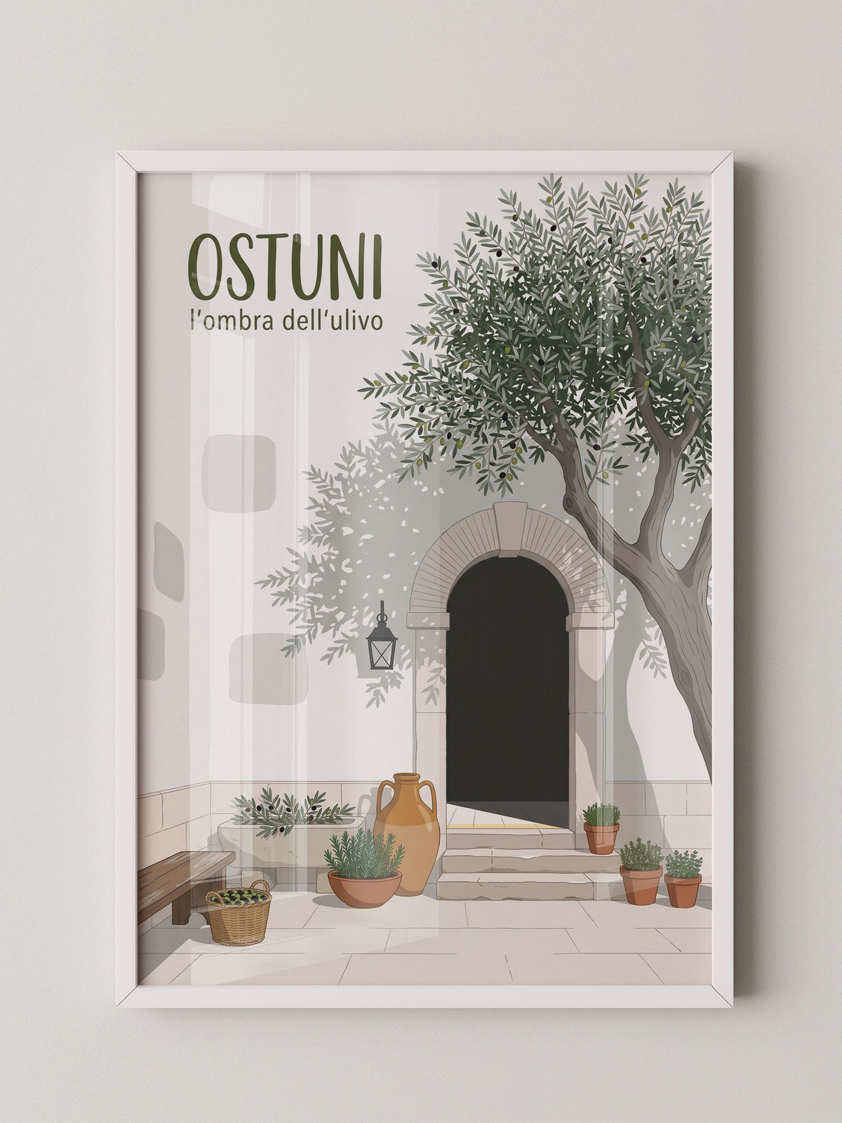 Ostuni Olivenbaum Architektur