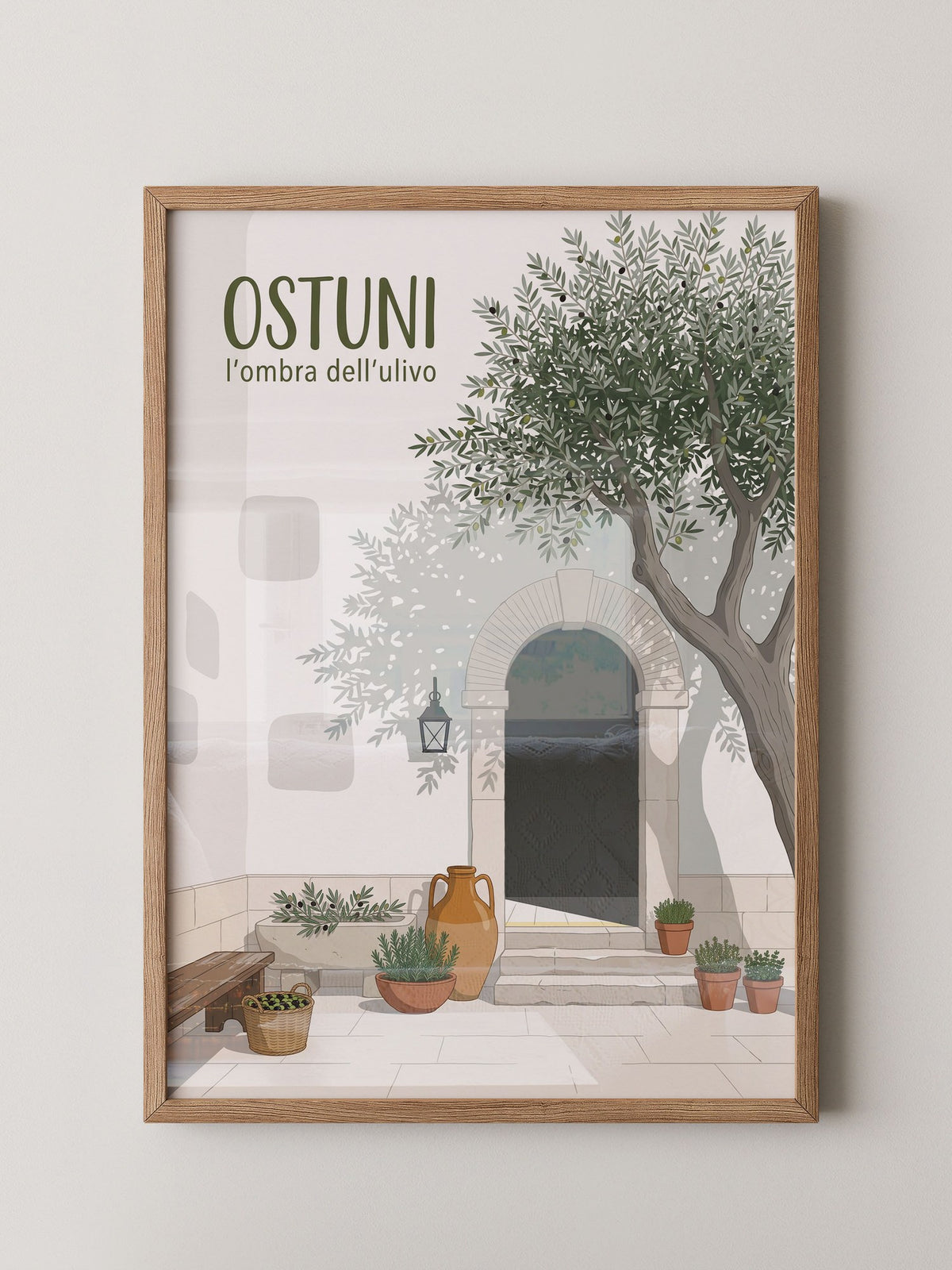 Ostuni Olivenbaum Architektur