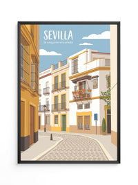 Sevilla Gasse Illustration