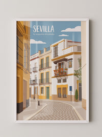 Sevilla Gasse Illustration