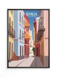 Sevilla Gasse Farben