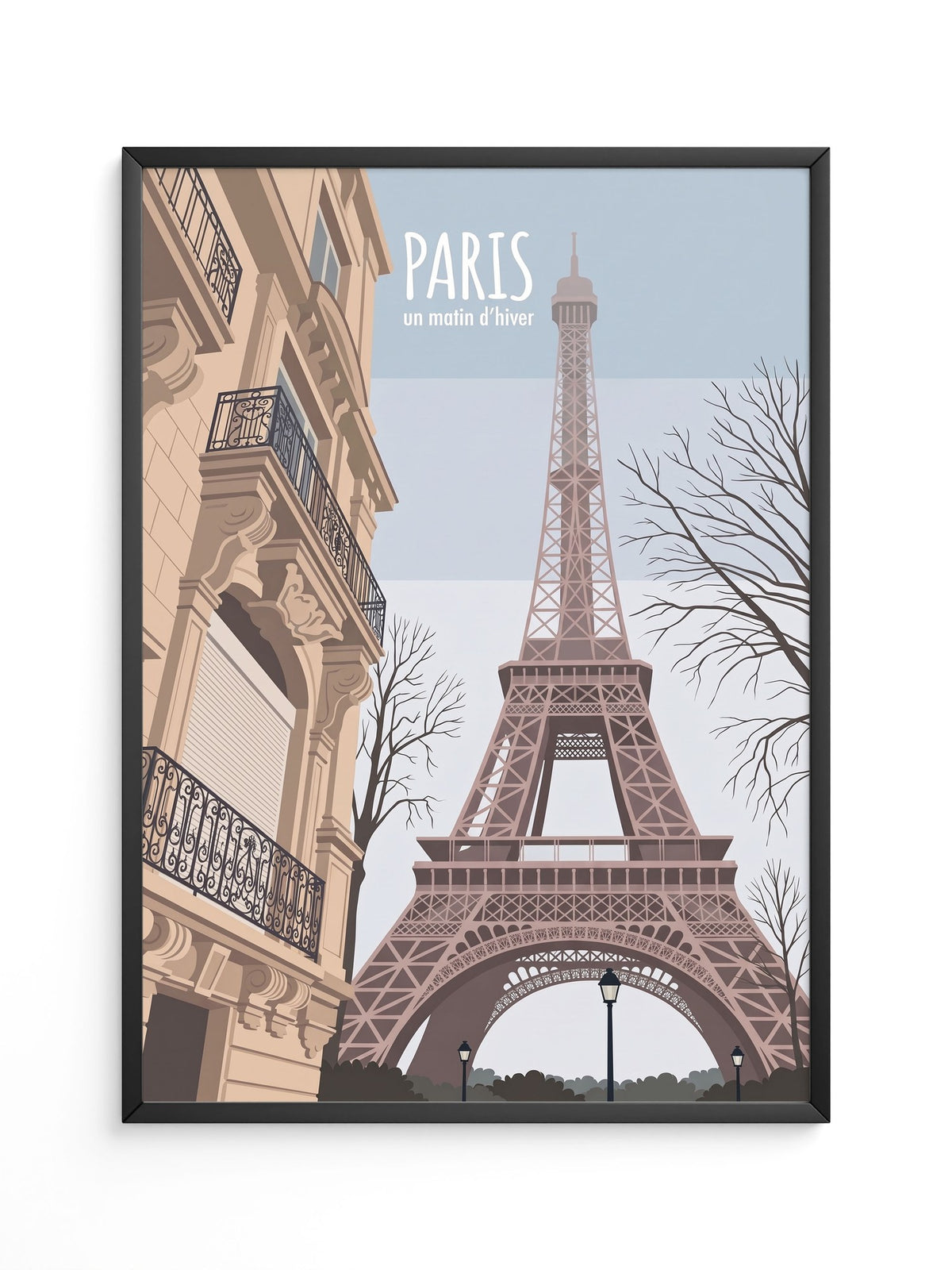 Paris Eiffelturm Winter