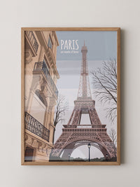 Paris Eiffelturm Winter