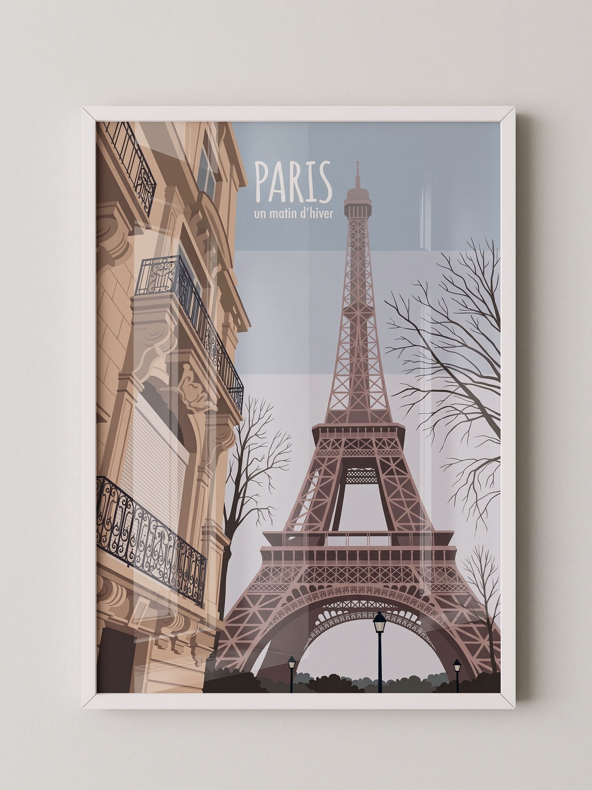 Paris Eiffelturm Winter