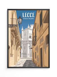 Lecce Barocco Gasse Illustration