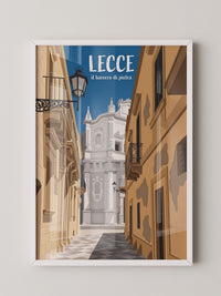 Lecce Barocco Gasse Illustration