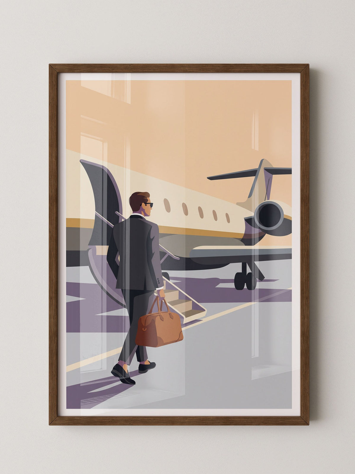 Business Jet Abflug