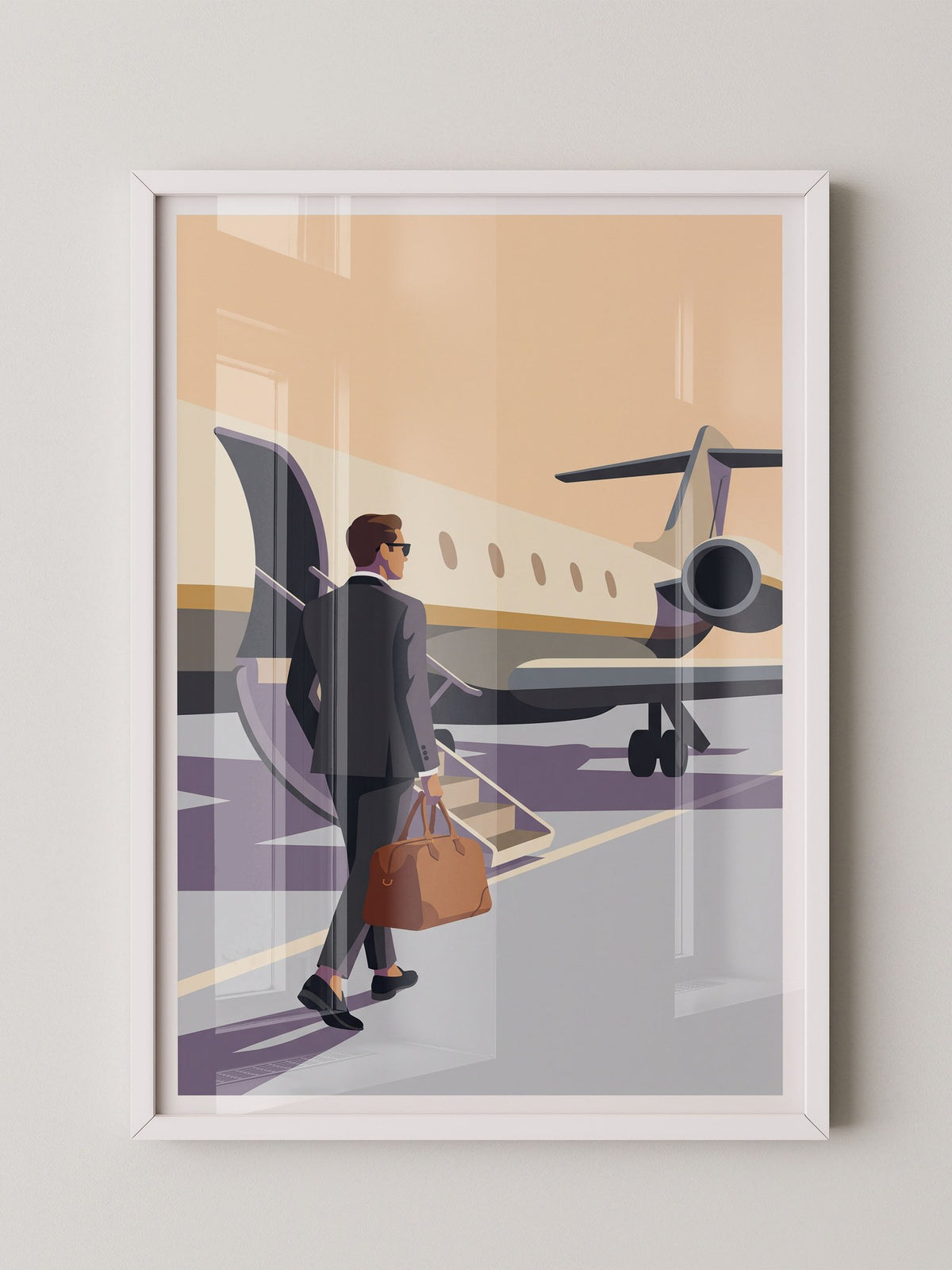 Business Jet Abflug