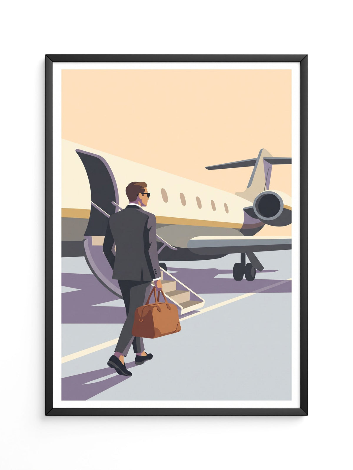 Business Jet Abflug