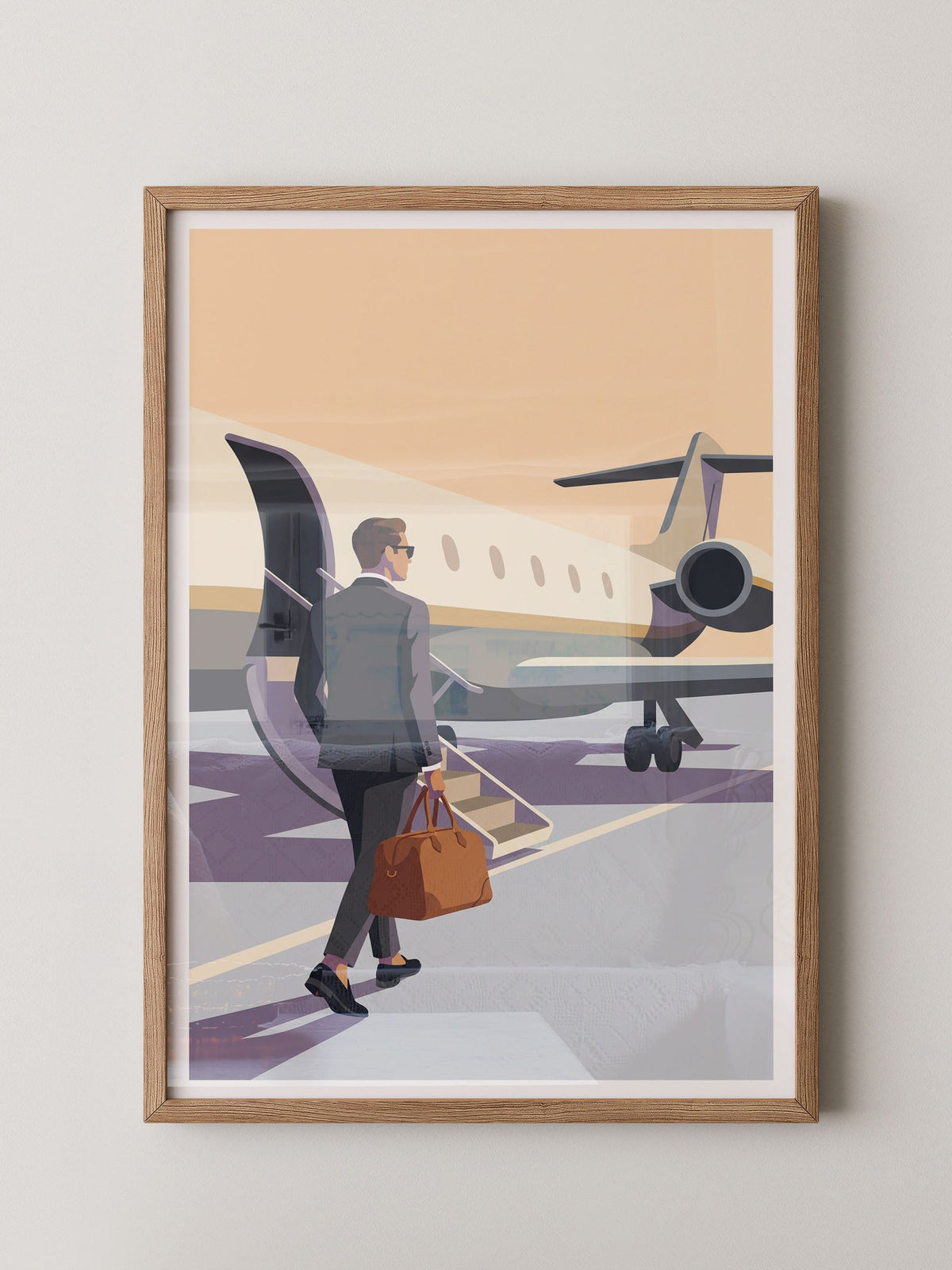 Business Jet Abflug