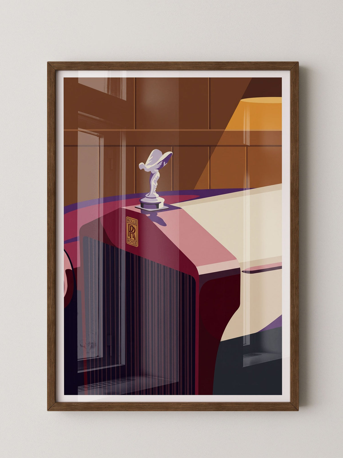 Luxuswagen Klassiker Illustration