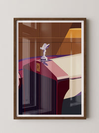 Luxuswagen Klassiker Illustration