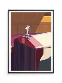 Luxuswagen Klassiker Illustration