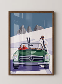 Elfer Cabrio Schneeberge