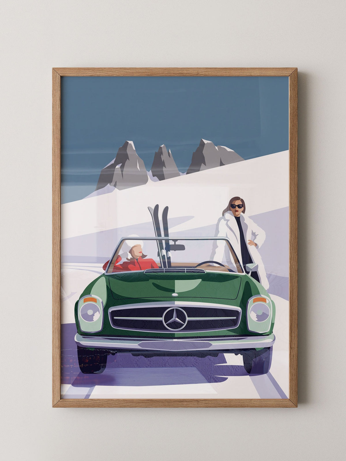 Elfer Cabrio Schneeberge