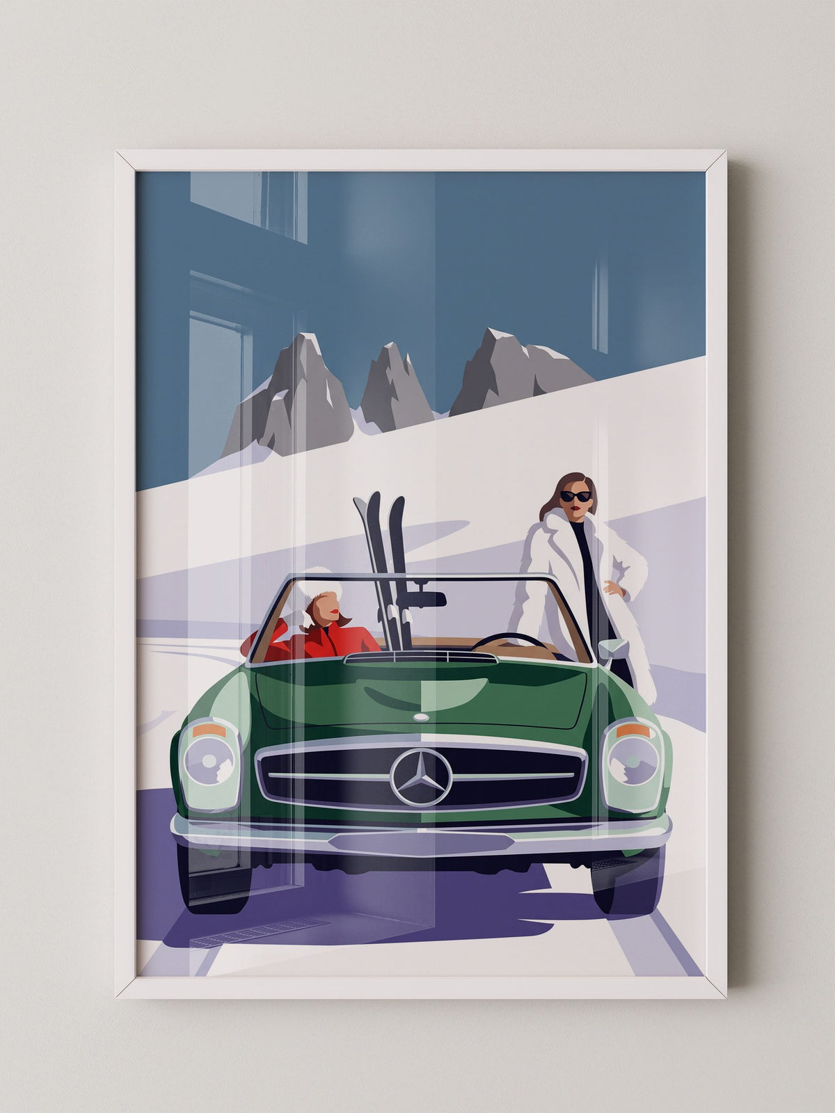 Elfer Cabrio Schneeberge
