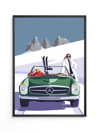 Elfer Cabrio Schneeberge