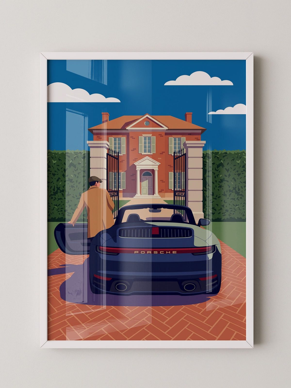 Sportwagen Luxus Villa Retro