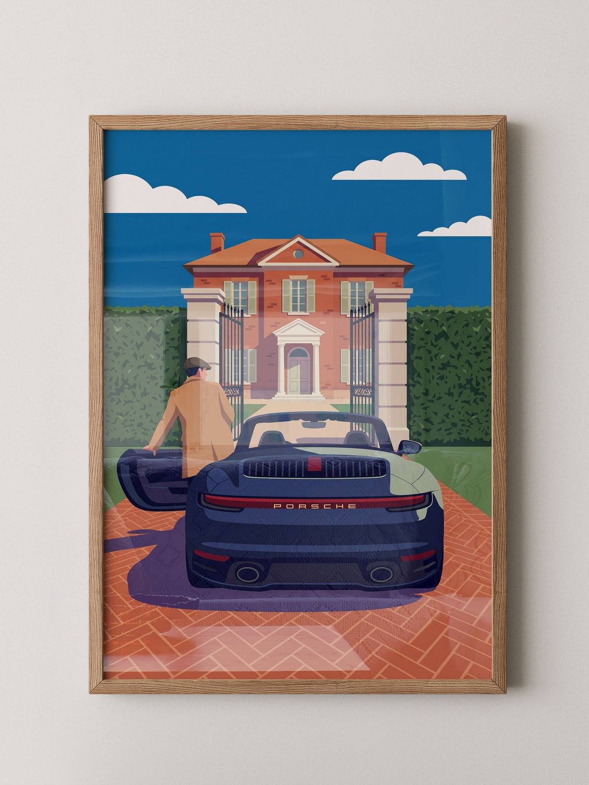 Sportwagen Luxus Villa Retro