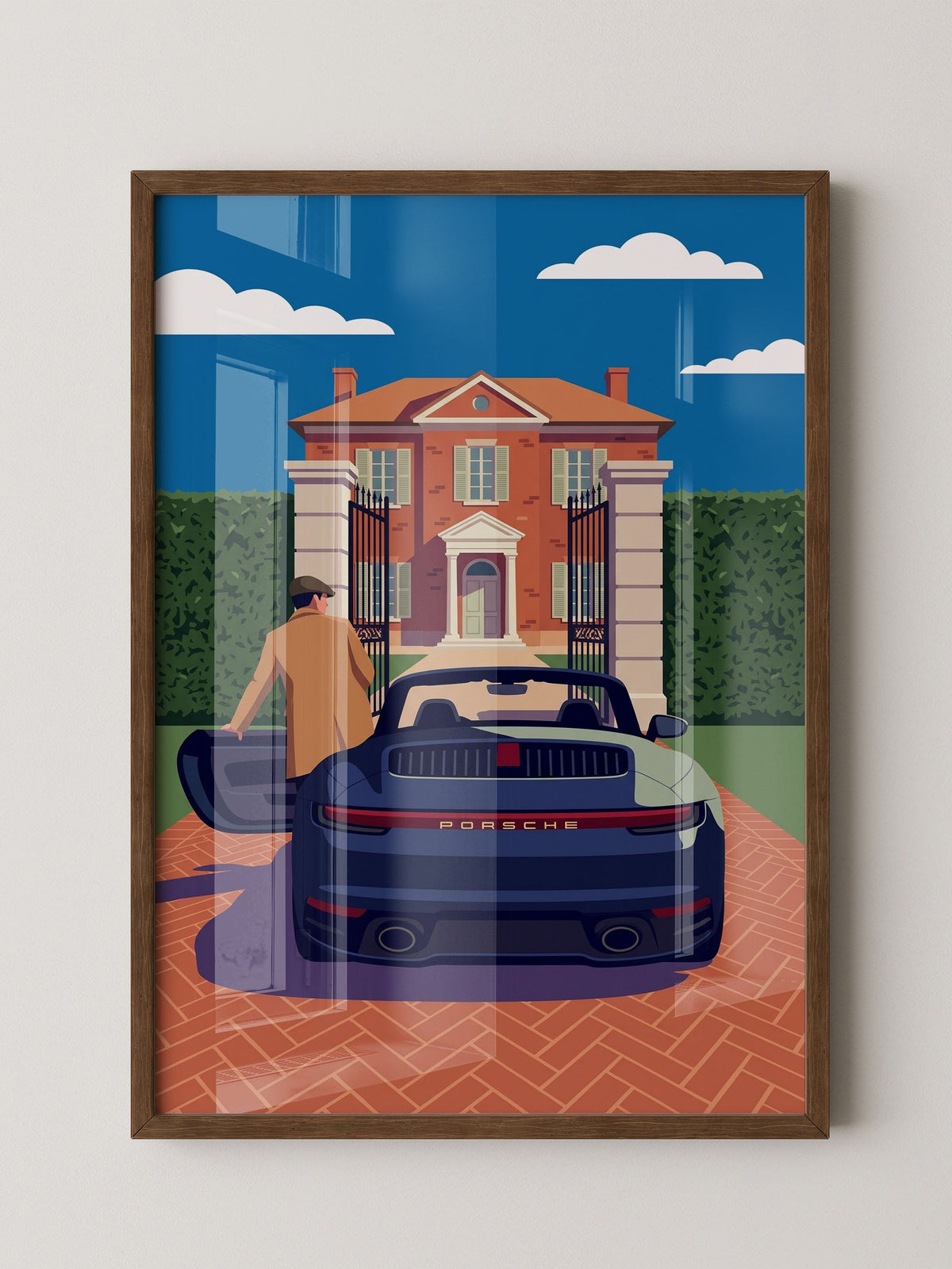 Sportwagen Luxus Villa Retro