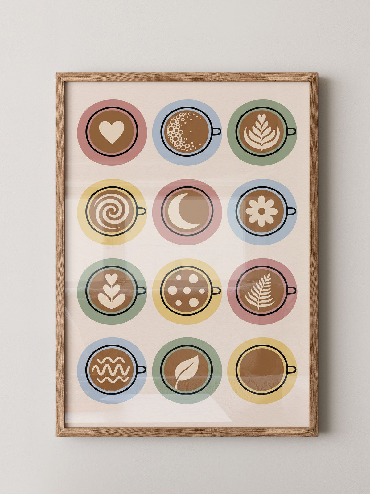 Kaffee Latte Art Poster