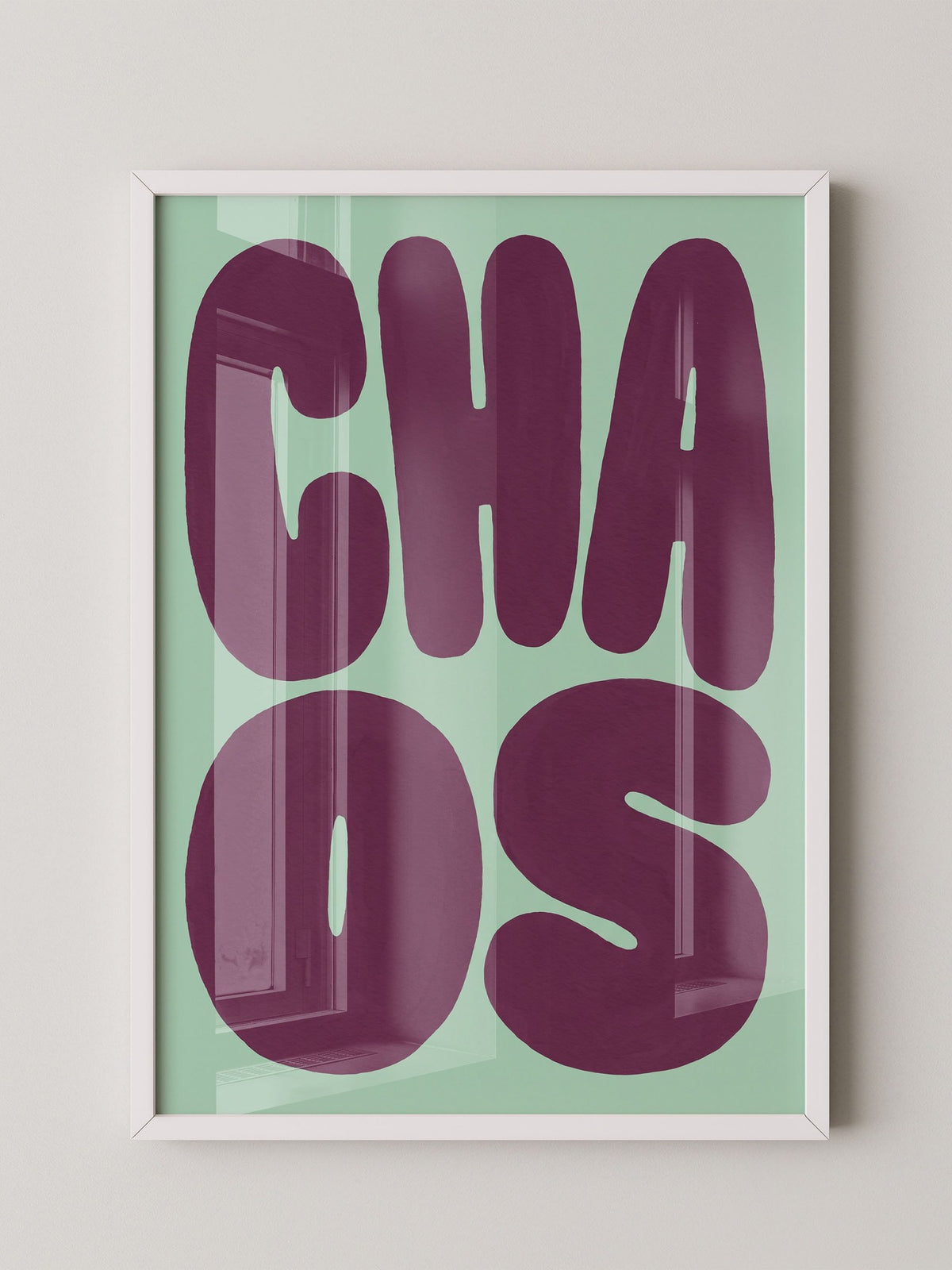 Chill Vibes Poster Minze