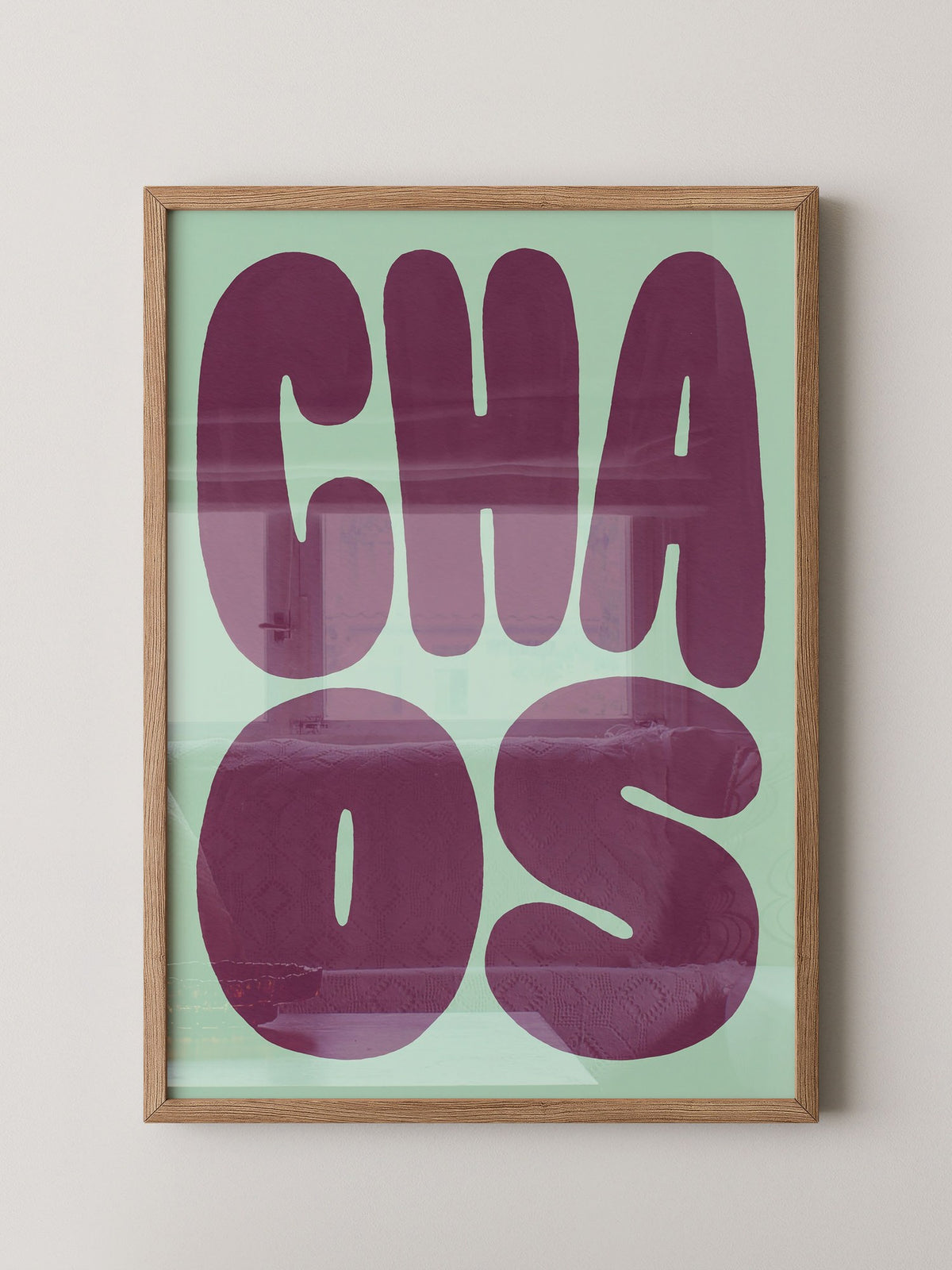 Chill Vibes Poster Minze