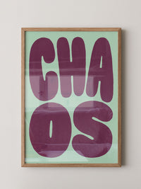 Chill Vibes Poster Minze