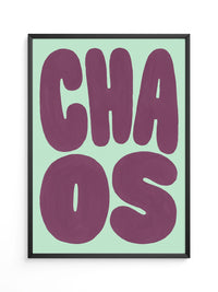Chill Vibes Poster Minze
