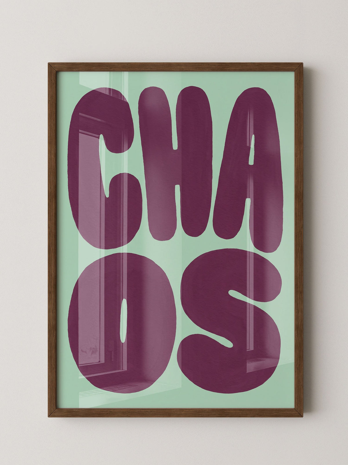 Chill Vibes Poster Minze