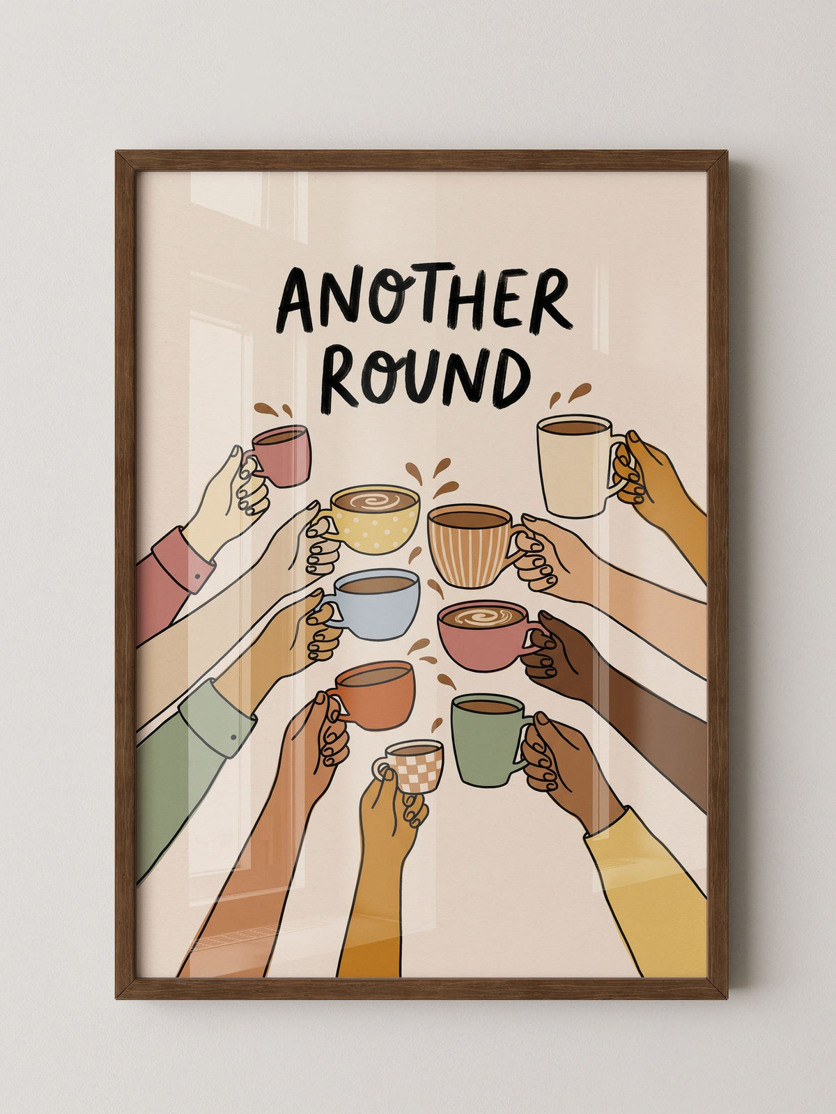 Another Round Kaffee Motiv