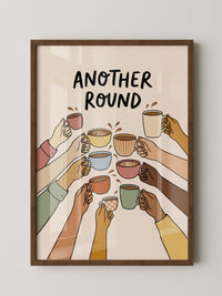 Another Round Kaffee Motiv