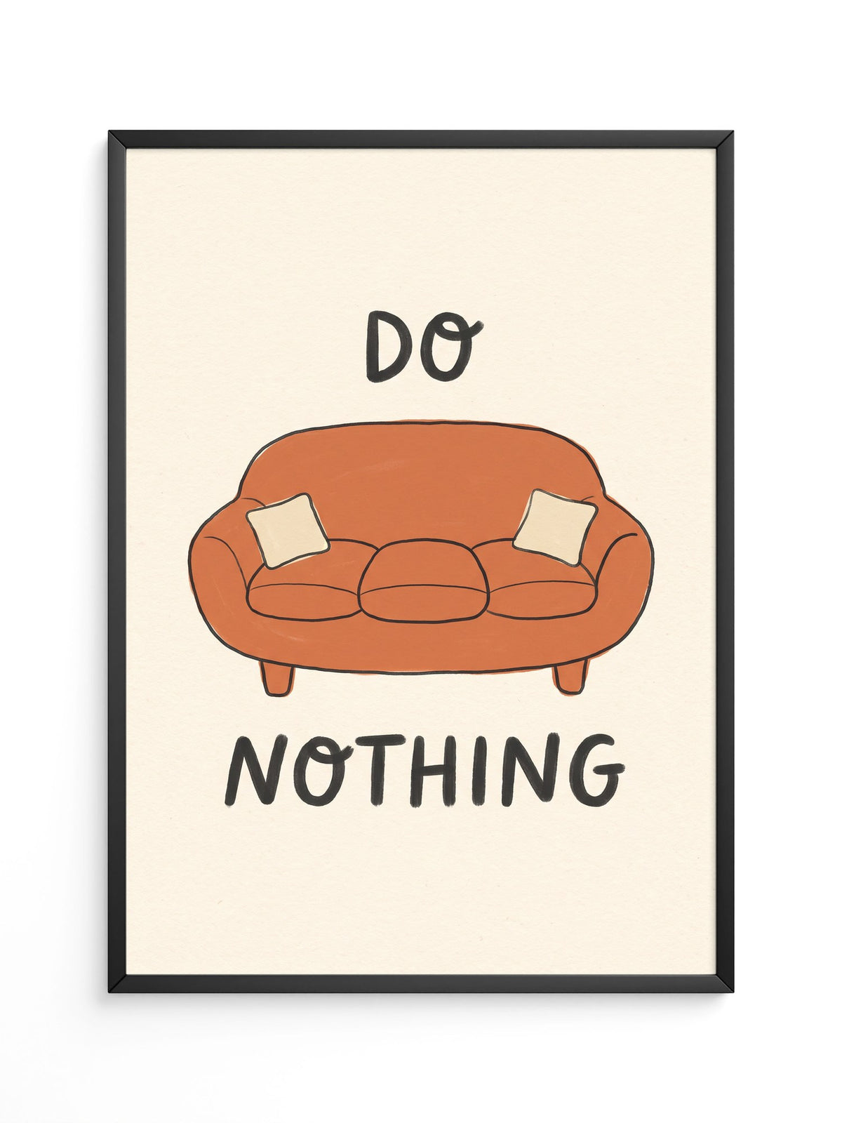 Sofa Do Nothing Illustration