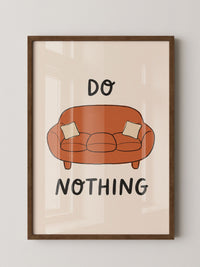 Sofa Do Nothing Illustration