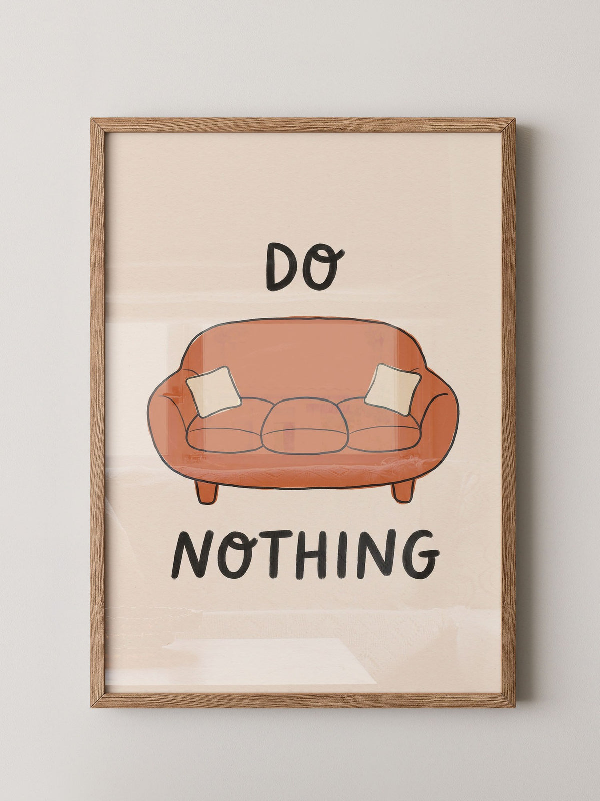 Sofa Do Nothing Illustration
