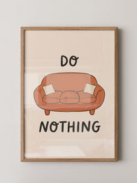 Sofa Do Nothing Illustration