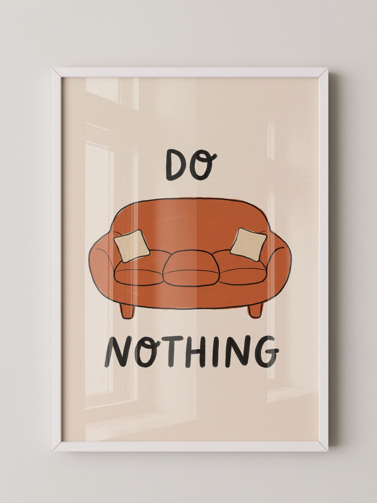 Sofa Do Nothing Illustration