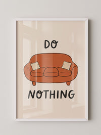 Sofa Do Nothing Illustration