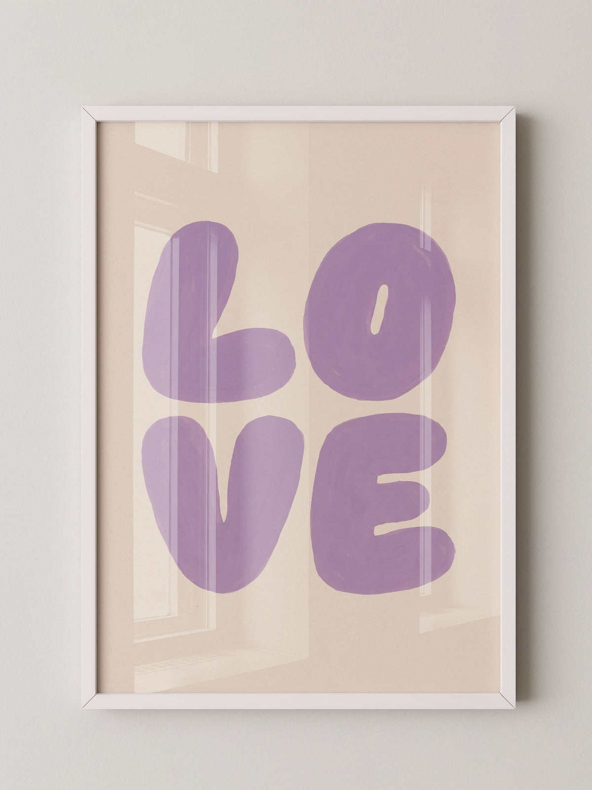 Love Typografie Lila