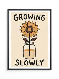 Sonnenblume Wachstum Minimalistisch