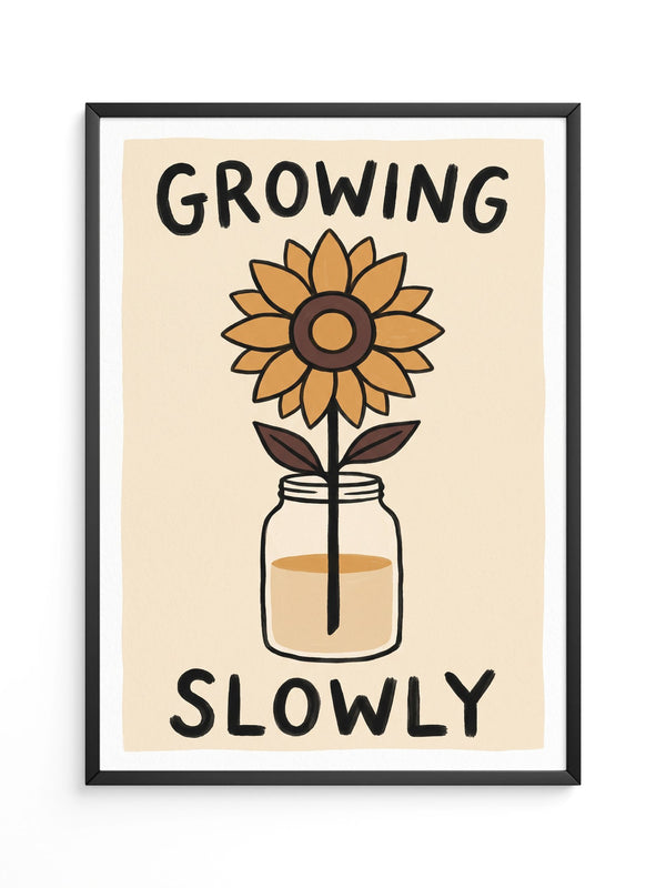 Sonnenblume Wachstum Minimalistisch
