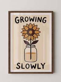 Sonnenblume Wachstum Minimalistisch