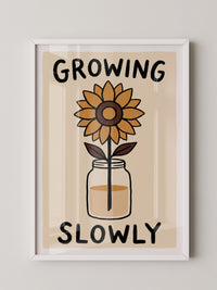 Sonnenblume Wachstum Minimalistisch