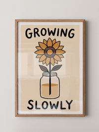 Sonnenblume Wachstum Minimalistisch