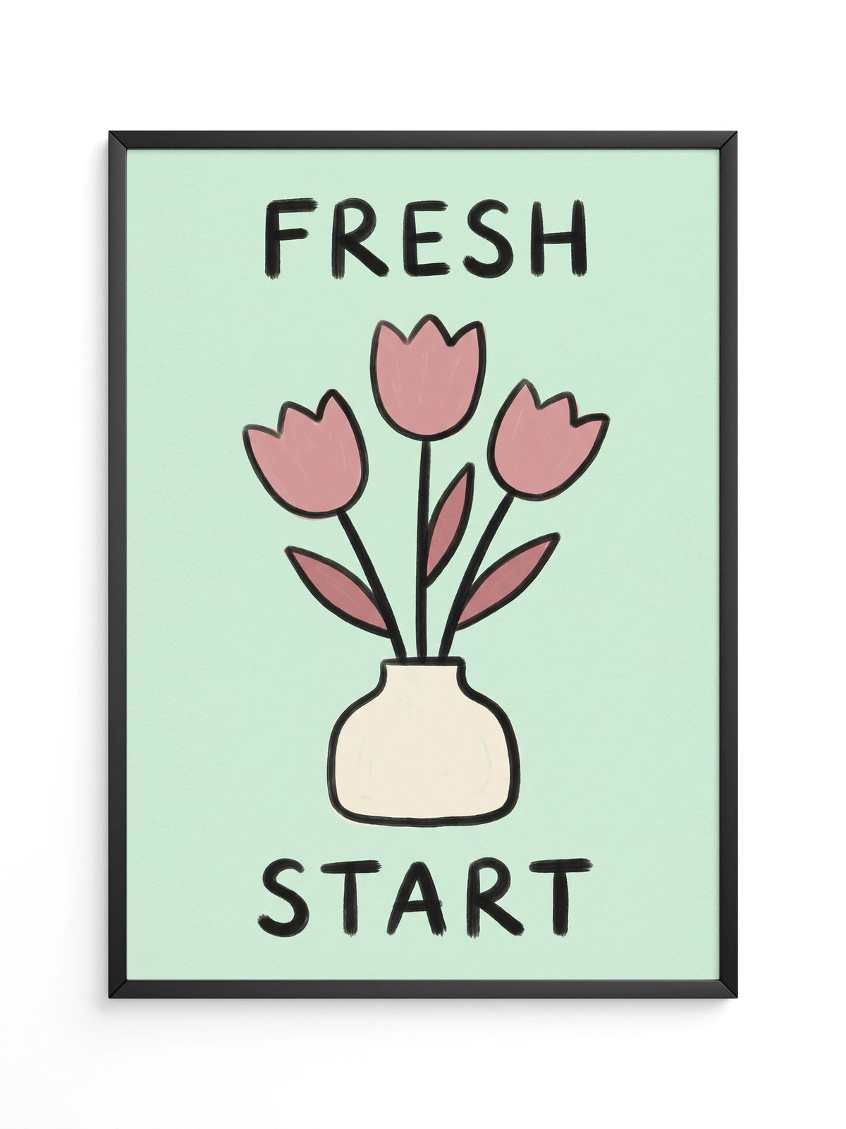 Tulpen Vase Illustration