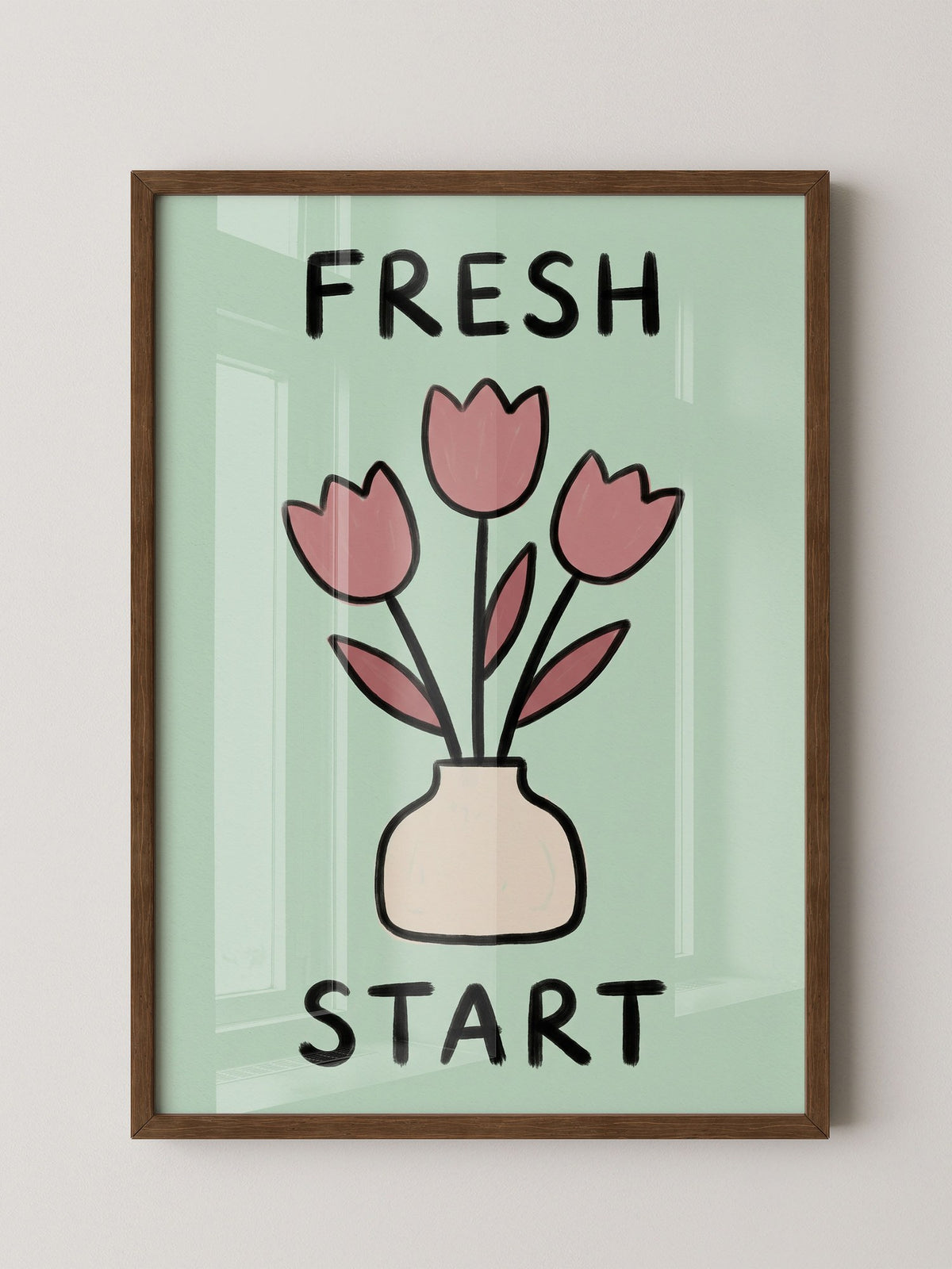 Tulpen Vase Illustration