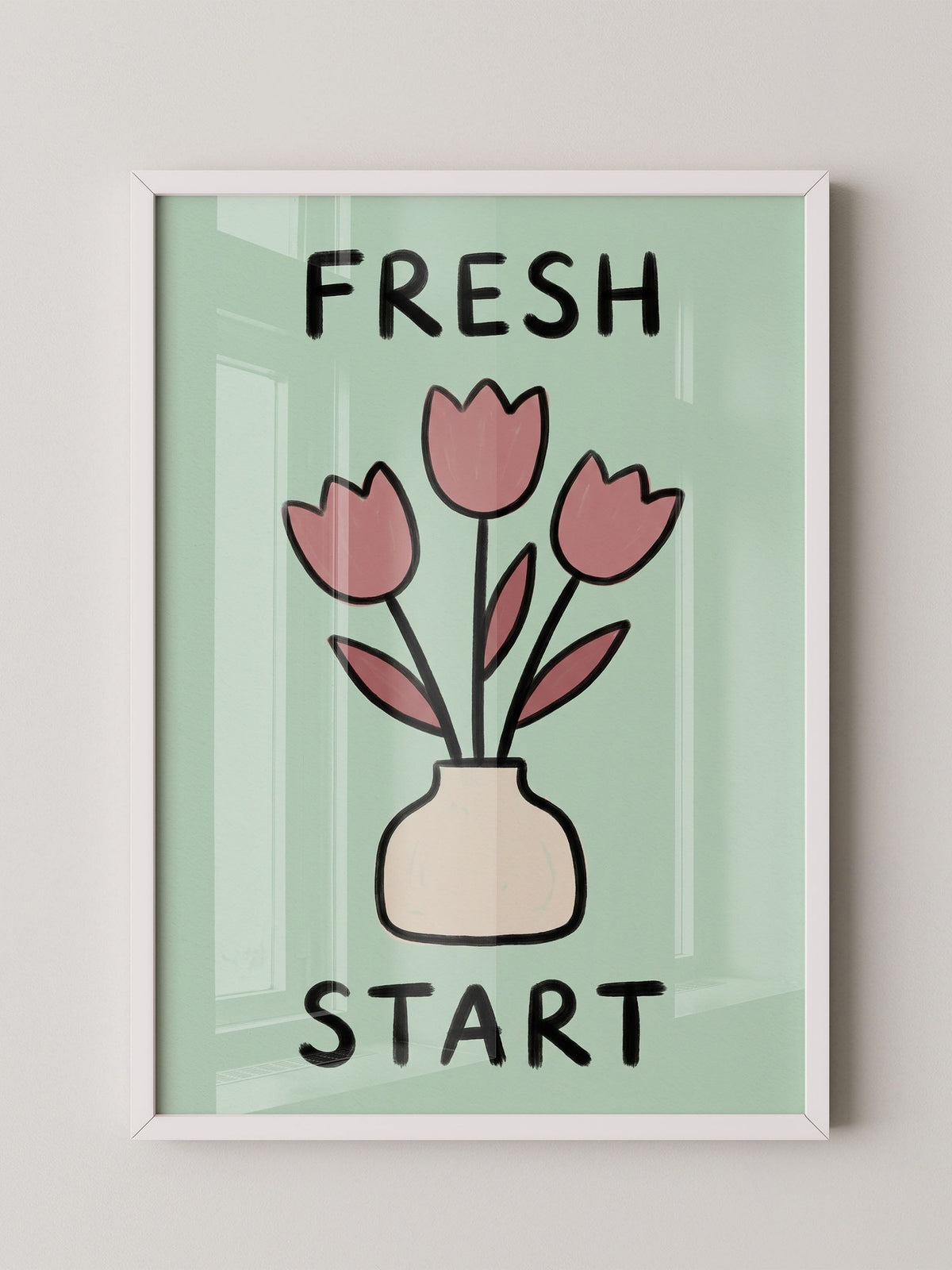 Tulpen Vase Illustration