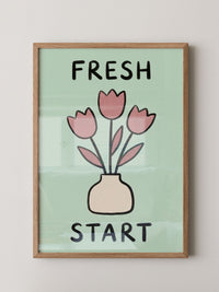 Tulpen Vase Illustration