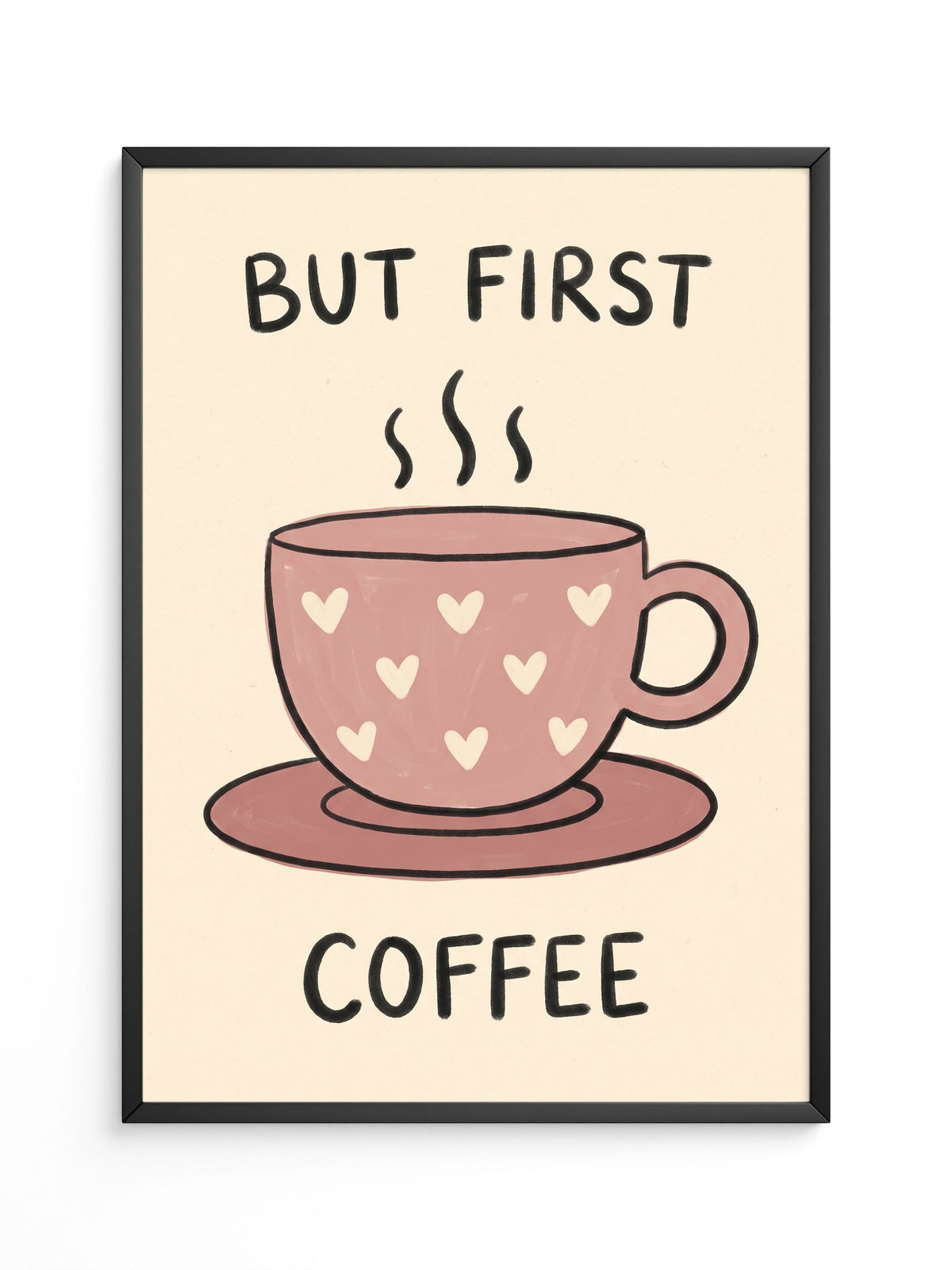 Kaffeetasse Herzen Spruch
